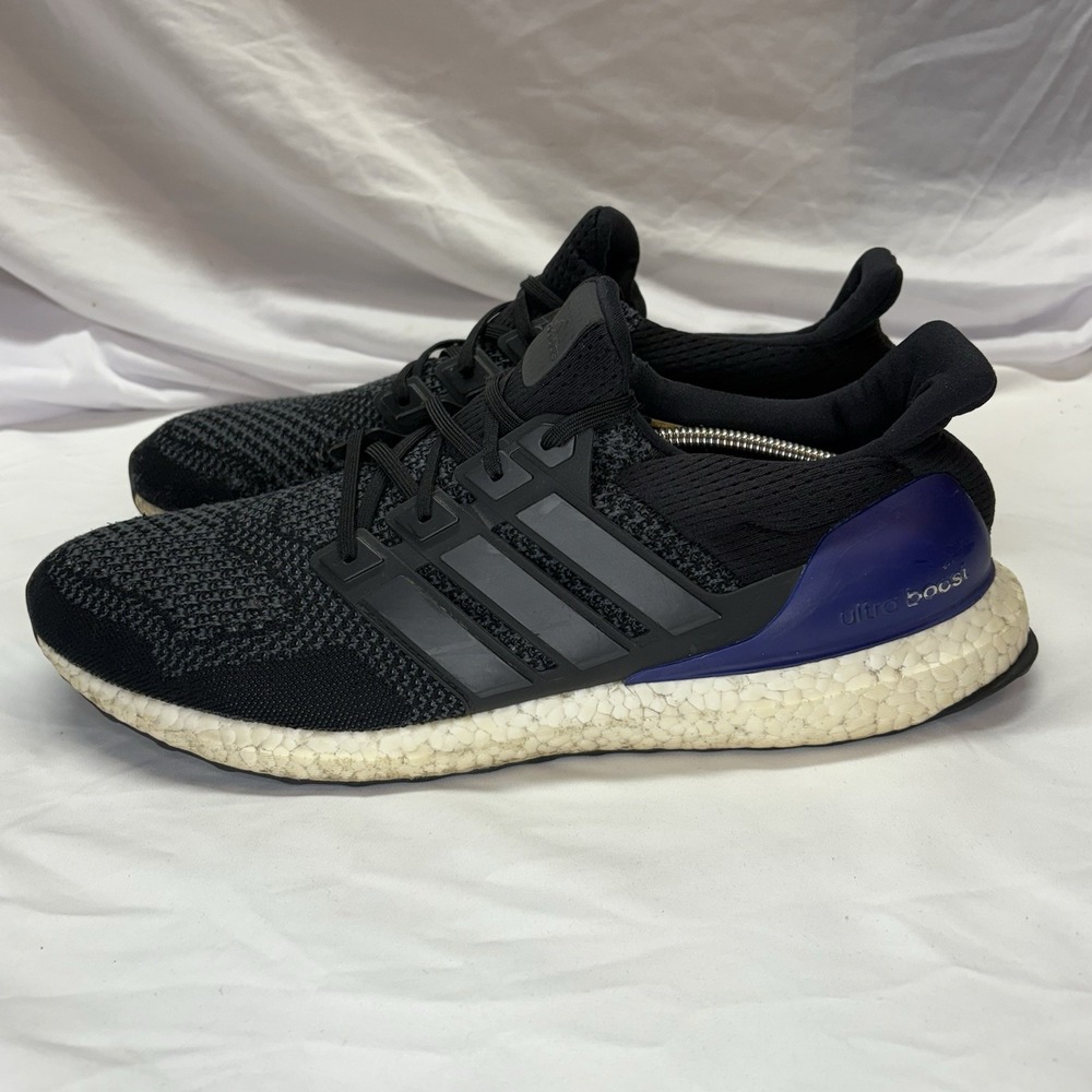 Adidas Ultraboost 1.0 Retro OG 2018 Mens Sz 14 Running Shoes Black Purple G28319 - Picture 4 of 16
